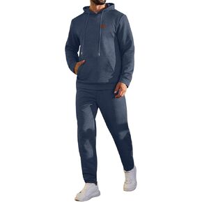 Vssjavun Mens Track Suits 2 Piece Set Long Sleeve Pullover Sweatshirt and Sweatpants Matching Set Athletic Jogging Sets in Kuwait