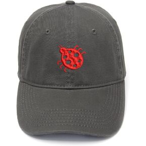 Ladybugs Animal Embroidered Mens Baseball Cap Cotton Washed Baseball Hat in Saudi Arabia