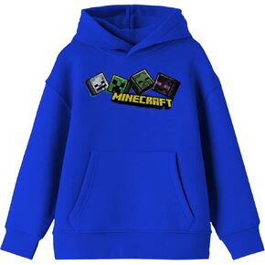 Minecraft Mob Heads Youth Royal Blue Sweatshirt in Saudi Arabia