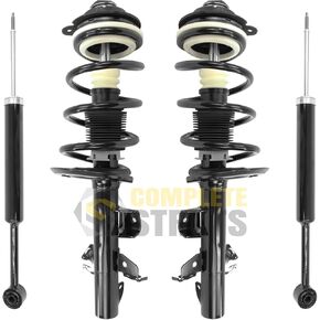COMPLETESTRUTS - مجموعات دعامة أمامية سريعة كاملة مع نوابض لولبية واستبدال ممتص الصدمات الخلفي لسيارة جيب شيروكي FWD 2014-2022 - مجموعة من 4 قطع in Saudi Arabia