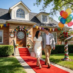 عداء السجاد الأحمر للحفلات - 140 جرامًا للمتر المربع من نسيج البوليستر عالي التحمل لديكور هوليوود | سجادة مدرج فاخرة لممر الحفلة الراقصة، ومدخل الزفاف، وحفل توزيع الجوائز (أحمر، 2 × 10 قدم) in Kuwait