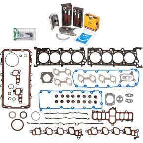 Evergreen SA-5494167935-3 Full Gasket Set Bearings Rings Fit 99 Ford F150 F250 Lincoln Navigator 5.4 SOHC in Saudi Arabia