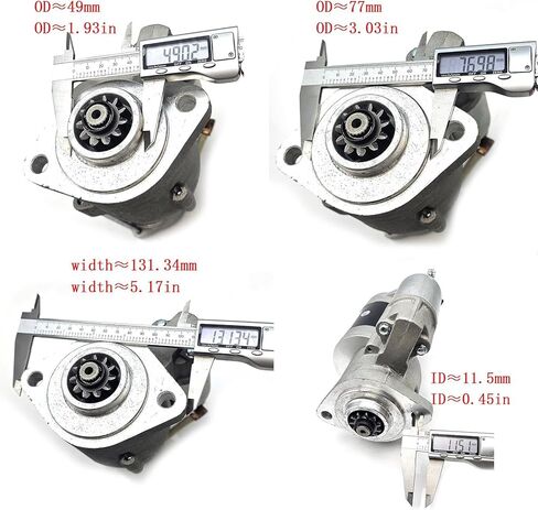 12V Starter Motor M5T22371 M005T1072 For Mitsubishi Tractor D1500IIFD D1600 1800 For Mitsubishi Engine KE95 KE85 KE80 KE130 KE135 11T in Kuwait