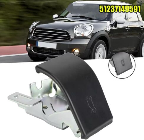 مقبض تحرير غطاء محرك السيارة متوافق مع Mini for Coupe R56 R57 R58 Hatchback 51237149591 مقبض تحرير غطاء المحرك مباشرة استبدال تركيب ملحقات السيارات in Saudi Arabia