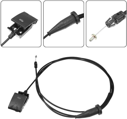 Hood Bonnet Release Handle Compatible with Dodge for Charger 2011 2012 2013 2014 2015 2016 2017 2018 2019 2020 2021 1PS72DX9AB Hood Bonnet Release Handle Bracket Cable Kit in Saudi Arabia