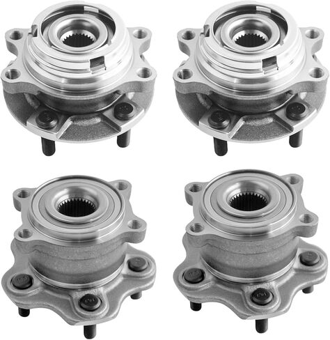 PM Auto Set of 4 Front-Rear Wheel Hub Bearing Assembly Replacement For 2013 Infiniti M37 in Saudi Arabia