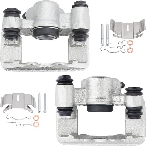 MAYASAF 192970 192971 Rear Brake Caliper Driver & Passenger Side Caliper Set for Toyota 2004 2005 RAV4, Quality Brake Caliper (Rear Left+Right) in Saudi Arabia