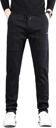 High Stretch Multi-Pocket Durable Cargo Pants Men Comfy Lightweight Drawsting Cargo Work Hiking Pants in Saudi Arabia
