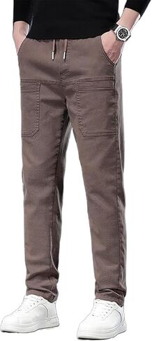 High Stretch Multi-Pocket Durable Cargo Pants Men Comfy Lightweight Drawsting Cargo Work Hiking Pants in Saudi Arabia