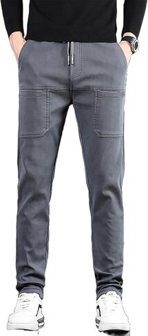 High Stretch Multi-Pocket Durable Cargo Pants Men Comfy Lightweight Drawsting Cargo Work Hiking Pants in Saudi Arabia