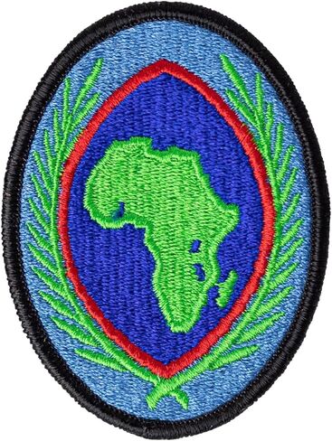 رقعة الألوان الخاصة بالقيادة الأمريكية الإفريقية USAE AGSU (كما تم إصدارها من قبل الجيش الأمريكي) - شركة مملوكة للمحاربين القدامى in Kuwait