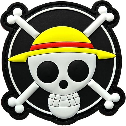 قبعة القش القراصنة الجمجمة PVC المطاط لوفي التصحيح - هوك قفل دعم 2.5 "X 2.5" D090 in Kuwait