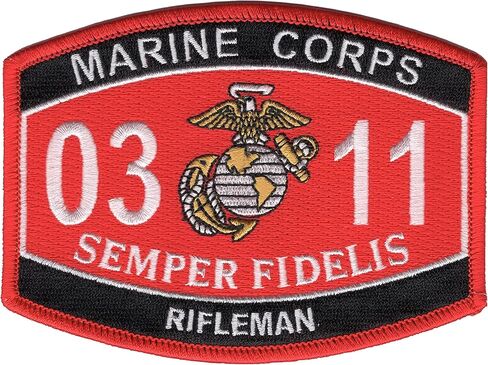 0311 Rifleman MOS Patch in Kuwait