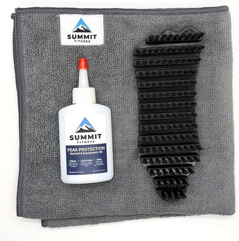 Premium Barbell Care Kit: Flexible Nylon Brush, Oil, Microfiber and Storage Bag in Saudi Arabia