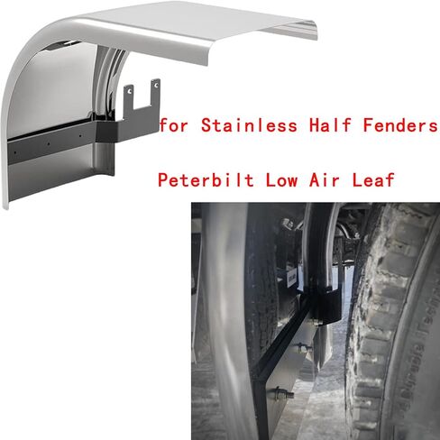 Shift Blind Mount Front Brackets For Stainless Steel Half Fender Peterbilt Low Airleaf (2005+), for AG400L Suspensions Hogebuilt Low Rider Half Fenders in Saudi Arabia