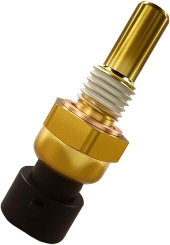 مستشعر درجة حرارة سائل تبريد المحرك، OEM#19236568 15326388 ملحقات استبدال مستشعر درجة حرارة سائل تبريد محرك السيارات، مناسب لمعظم السيارات وسيارات الدفع الرباعي والشاحنات (ذهبي) in Kuwait