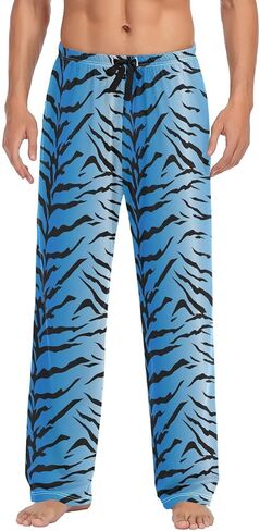 Men's Pajama Pants, Long PJ Bottoms with Pockets, Sleepwear & Lounge Sleep Pants for Men S-XXL in Saudi Arabia
