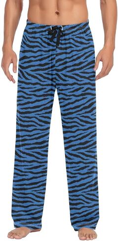 Men's Pajama Pants, Long PJ Bottoms with Pockets, Sleepwear & Lounge Sleep Pants for Men S-XXL in Saudi Arabia