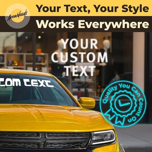 حروف الفينيل المخصصة - ملصق فينيل نص مخصص - يخصص حروف الفينيل للسيارات والشاحنات والقوارب والأبواب والنوافذ والجدران - ملصق اسم نص ملصق مخصص in Kuwait