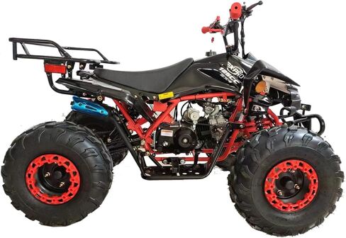 ناقل حركة أوتوماتيكي X-PRO 125cc ATV مع عكس، مصباح أمامي LED، إطارات كبيرة 19 بوصة/18 بوصة! (أسود، حزمة المصنع) in Kuwait