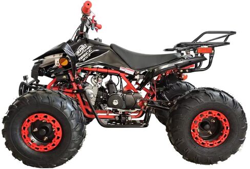ناقل حركة أوتوماتيكي X-PRO 125cc ATV مع عكس، مصباح أمامي LED، إطارات كبيرة 19 بوصة/18 بوصة! (أسود، حزمة المصنع) in Kuwait