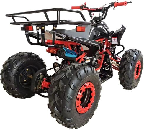 ناقل حركة أوتوماتيكي X-PRO 125cc ATV مع عكس، مصباح أمامي LED، إطارات كبيرة 19 بوصة/18 بوصة! (أسود، حزمة المصنع) in Kuwait