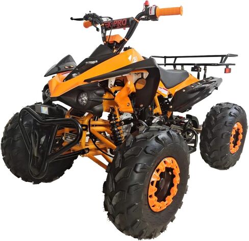 ناقل حركة أوتوماتيكي X-PRO 125cc ATV مع عكس، مصباح أمامي LED، إطارات كبيرة 19 بوصة/18 بوصة! (أسود، حزمة المصنع) in Kuwait