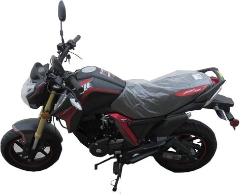دراجة نارية Lifan X-PRO 150cc تعمل بالغاز للكبار KP MINI 150 دراجة نارية للشارع (أسود/أحمر) in Kuwait