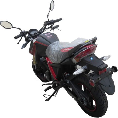 دراجة نارية Lifan X-PRO 150cc تعمل بالغاز للكبار KP MINI 150 دراجة نارية للشارع (أسود/أحمر) in Kuwait