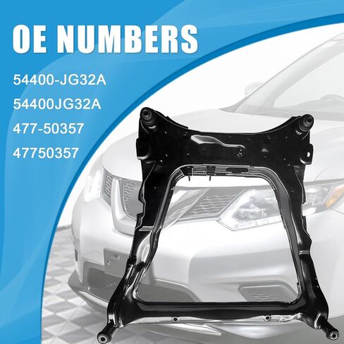 54400-JG32A دعامة دعامة للإطار الفرعي للتعليق الأمامي تناسب نيسان روغ 2.5L 2008-2015 مهد متقاطع للإطار الفرعي الأمامي يناسب نيسان روغ سيليكت 2.5L 2014 2015 54400JG32A 477-50357 in Kuwait