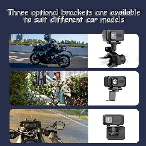 Motorcycle Camera for Yamaha Nmax155 Xmax 300, 32GB SD 2K HD Angle View Loop Recording Video Recorder Instant Save Upon Power Failurethree Durable Mount in Saudi Arabia