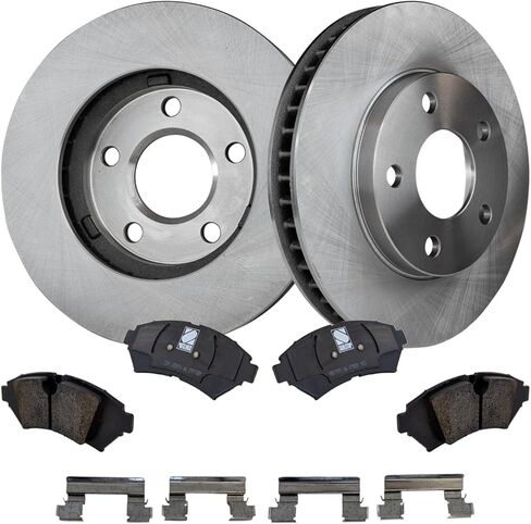 مجموعة دوار الفرامل الأمامية البديلة ومجموعة الوسادة المتوافقة مع مجموعة Buick Regal 1997-2004 3.8L V6 (سوبرتشارج) الأمامية ذات العجلتين in Saudi Arabia