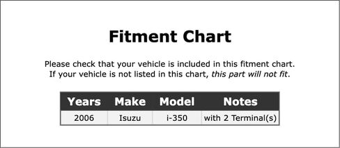 موصل تبديل دورة القابض A/C متوافق مع Isuzu i-350 2006 P-4900636 in Kuwait