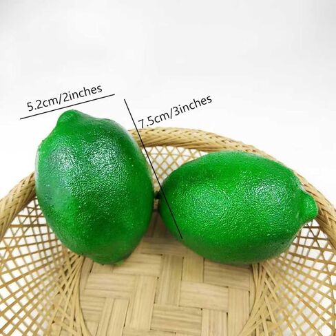 12 PCS Faux Yellow Lemons, Artificial Fruits Fake Lemons for Home Kitchen Thanksgiving Christmas Decoration (Green) in Saudi Arabia