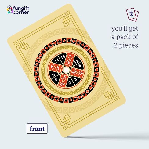 Number 9 Wealth Feng Shui Amulet Card, Symbol for Prosperity Completion and Rising Influence in Period 9, Pocket Talisman for Abundance, Made in USA (2 Pack) in Saudi Arabia