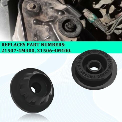 Car Radiator Support Mount Bushing, Rubber Upper Lower Radiator Bushing Shock Gasket Pad Mounting Bracket Holder Cushion 215074M400 215064M400 for Altima Murano Pathfinder Quest Rogue（4PCS） in Kuwait