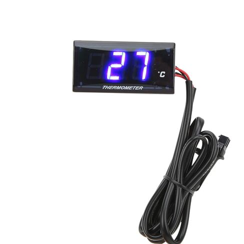 ميزان حرارة رقمي لدرجة حرارة الماء للدراجة النارية بشاشة LCD عالية الوضوح للدراجات النارية العالمية (إضاءة خلفية خضراء) in Kuwait