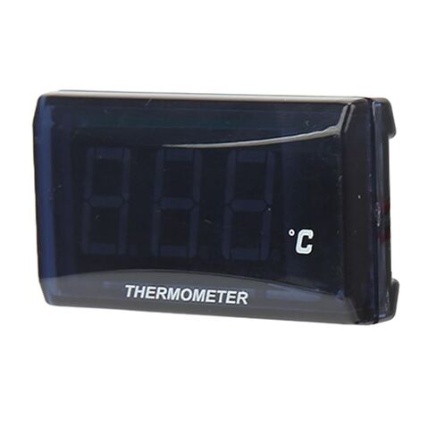 Motorcycle Digital Water Temperature with Clear LCD Display, Universal 0-120℃ Water Temp Meter Fit for, Durable ABS Material (Green Backlight) in Saudi Arabia