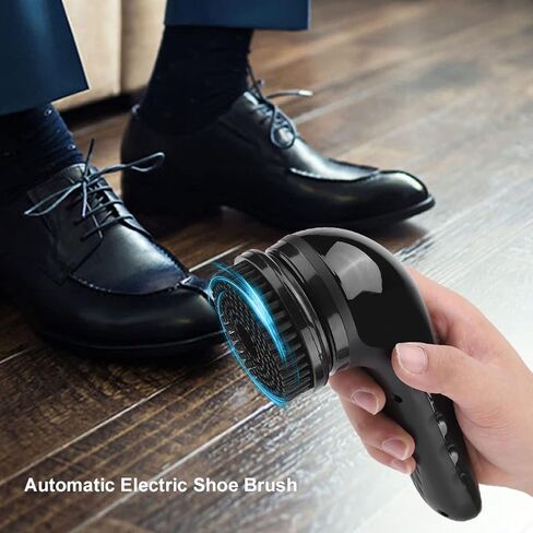 فرشاة الأحذية الكهربائية GLOGLOW Brush، أداة تلميع الجلود المحمولة القابلة لإعادة الشحن عبر USB، الأجهزة المنزلية in Kuwait