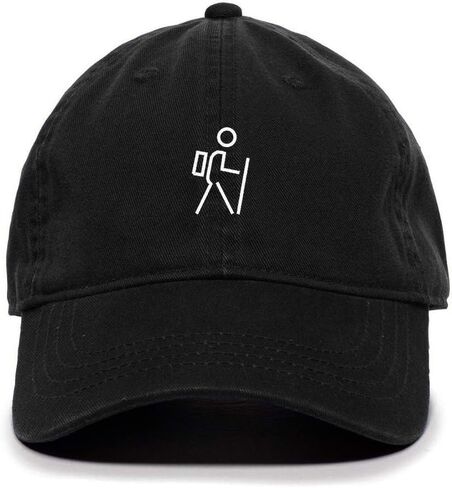 Hiker Hiking Baseball Cap Embroidered Cotton Adjustable Dad Hat in Saudi Arabia
