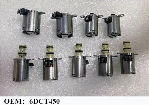 1 Set 6DCT450 7M5R AG9R 9PCS 6 Speed MPS6 Transmission Solenoid Kit Gearbox Solenoids Compatible For VOLVO Compatible For FORD/JOURNEY in Saudi Arabia