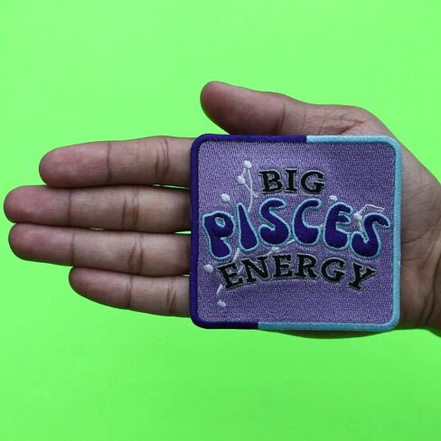 Big Pieces Energy Patch Constellation Zodiac Box Embroidered Iron On in Saudi Arabia
