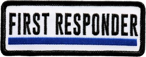 Hot Leathers PPL9743 4 Inch First Responder Blue Line Patch - 4 Width x 2 Height Inches in Saudi Arabia