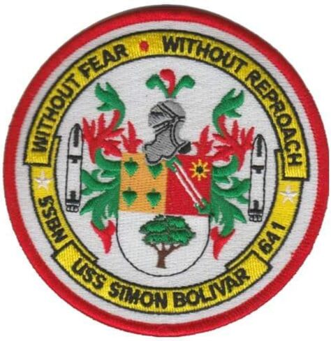 Squadron Nostalgia LLC USS Simon Bolivar SSBN-641 Patch – Plastic Backing in Saudi Arabia