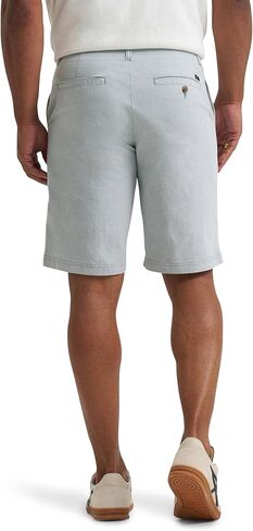 Lee Men's Extreme Motion Flat Front Short, Desert Sage Chambray, 34 in Saudi Arabia