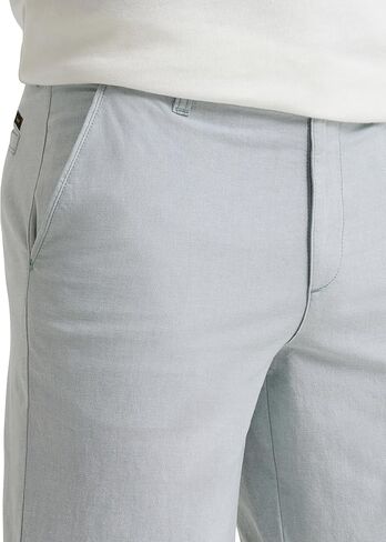 Lee Men's Extreme Motion Flat Front Short, Desert Sage Chambray, 34 in Saudi Arabia