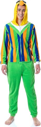 بيجامة تنكري لشخصية بيرت يونيون للبالغين من سيسامي ستريت للرجال والنساء (صغير) in Kuwait