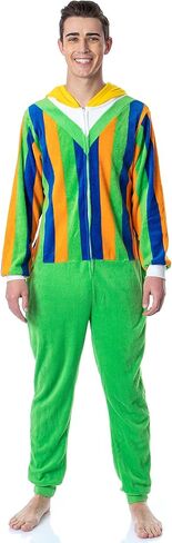 بيجامة تنكري لشخصية بيرت يونيون للبالغين من سيسامي ستريت للرجال والنساء (صغير) in Kuwait