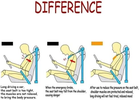 2 قطعة مقعد السيارة حزام الكتف غطاء الوسادة لإنفينيتي QX50 Q70L Q60 Q50 الراحة تسخير منصات حزام الأمان حزام الكتف وسادة حزام الأمان غطاء حامي الملحقات الداخلية in Kuwait