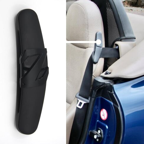 GOYU Seat Belt Guide Clips for BMW Z3, Keeps seat Belt in The Guide and Hold Guide arms Together, Set of 2, Made in USA (Black) in Saudi Arabia